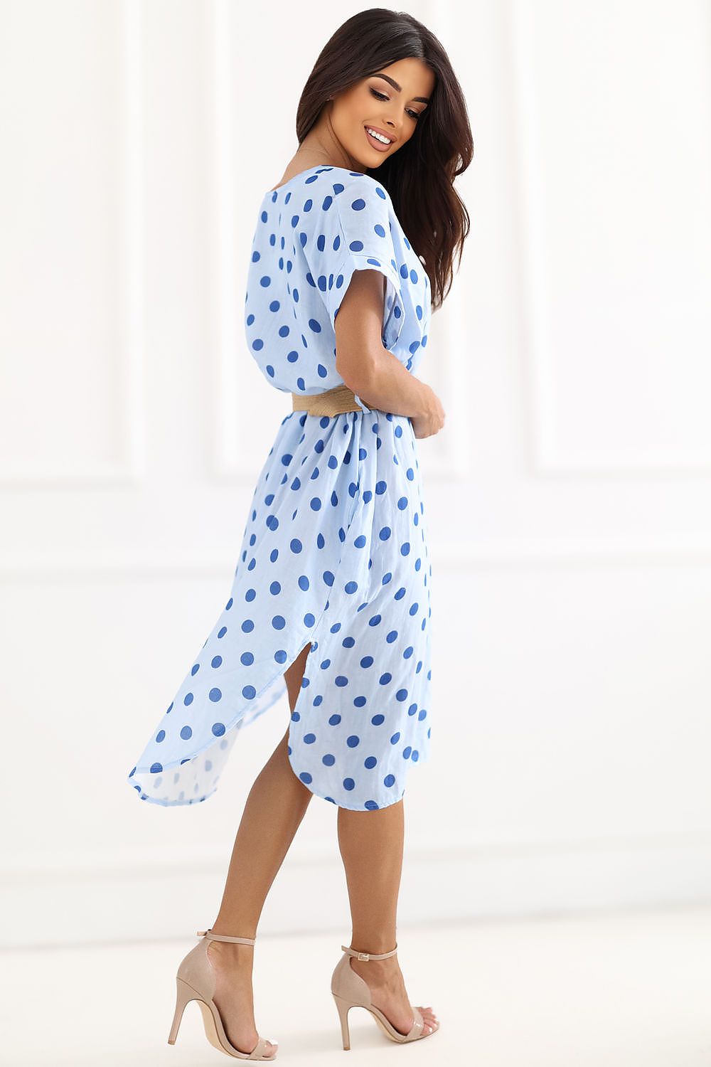  Sukienka Model IT-SK-19070.74 Light Blue - Italy Moda 
