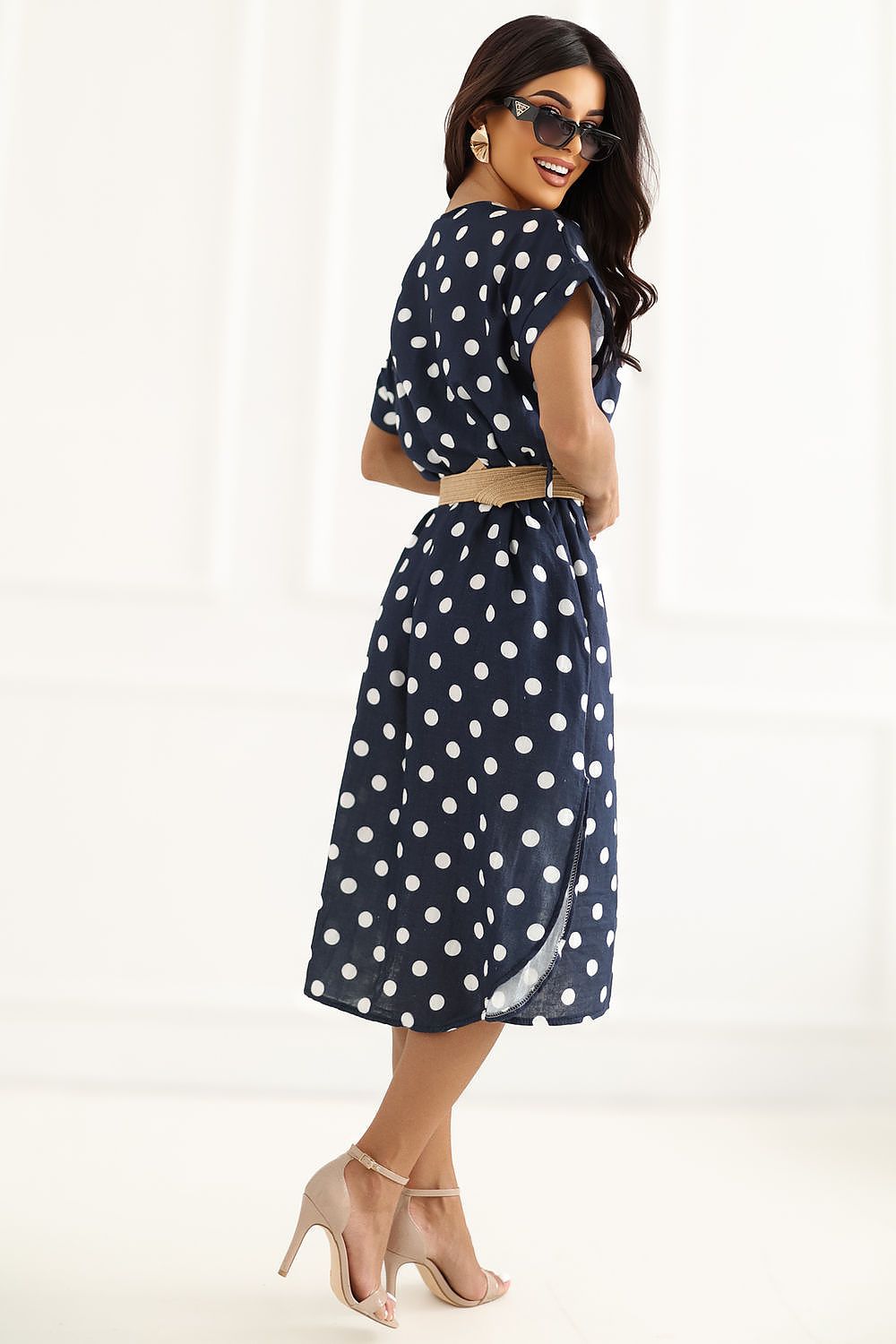  Sukienka Model IT-SK-19070.74 Navy - Italy Moda 