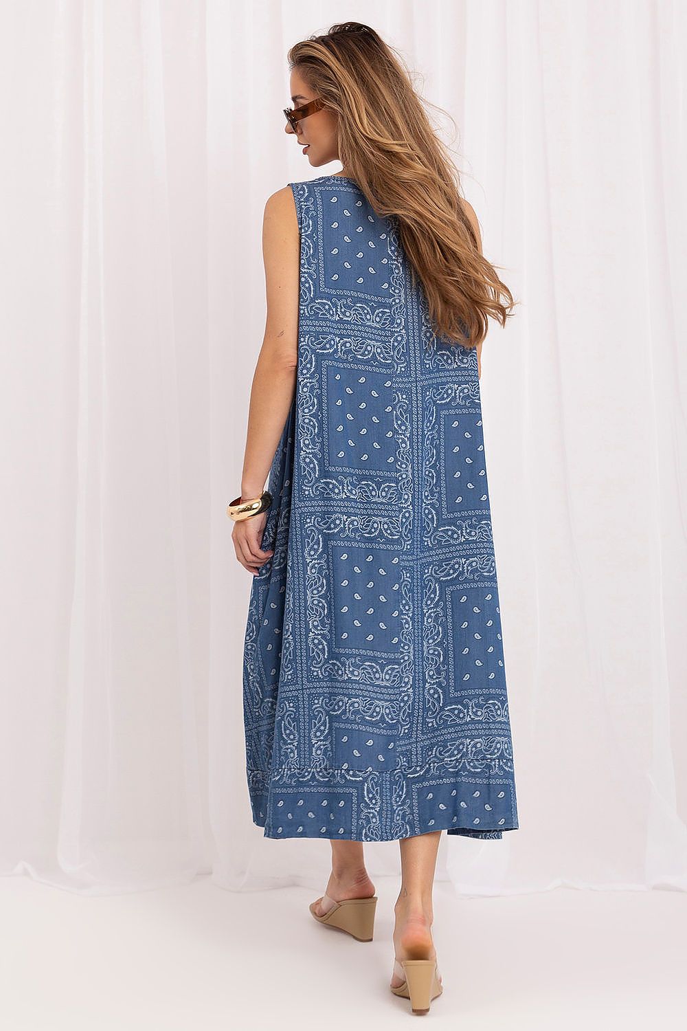  Sukienka Model IT-SK-FL9222QYTS.94 Dark Blue - Italy Moda 
