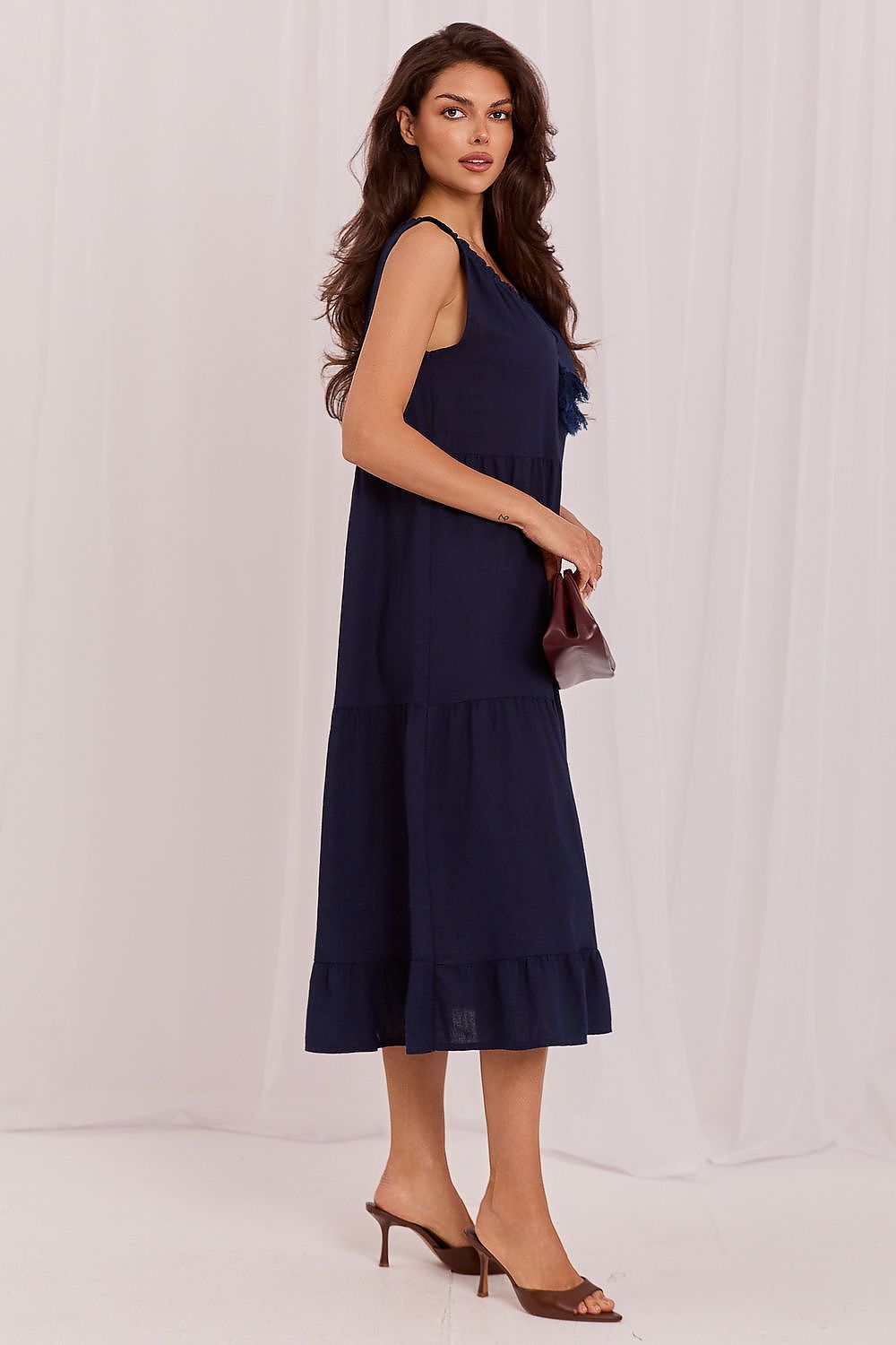  Sukienka Model IT-SK-A7153FLN.28 Navy - Italy Moda 