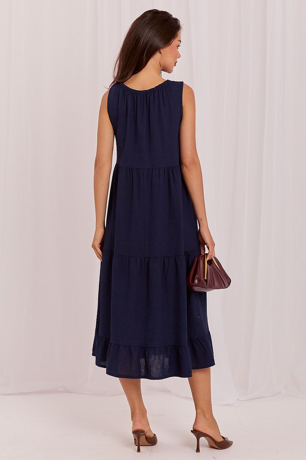  Sukienka Model IT-SK-A7153FLN.28 Navy - Italy Moda 