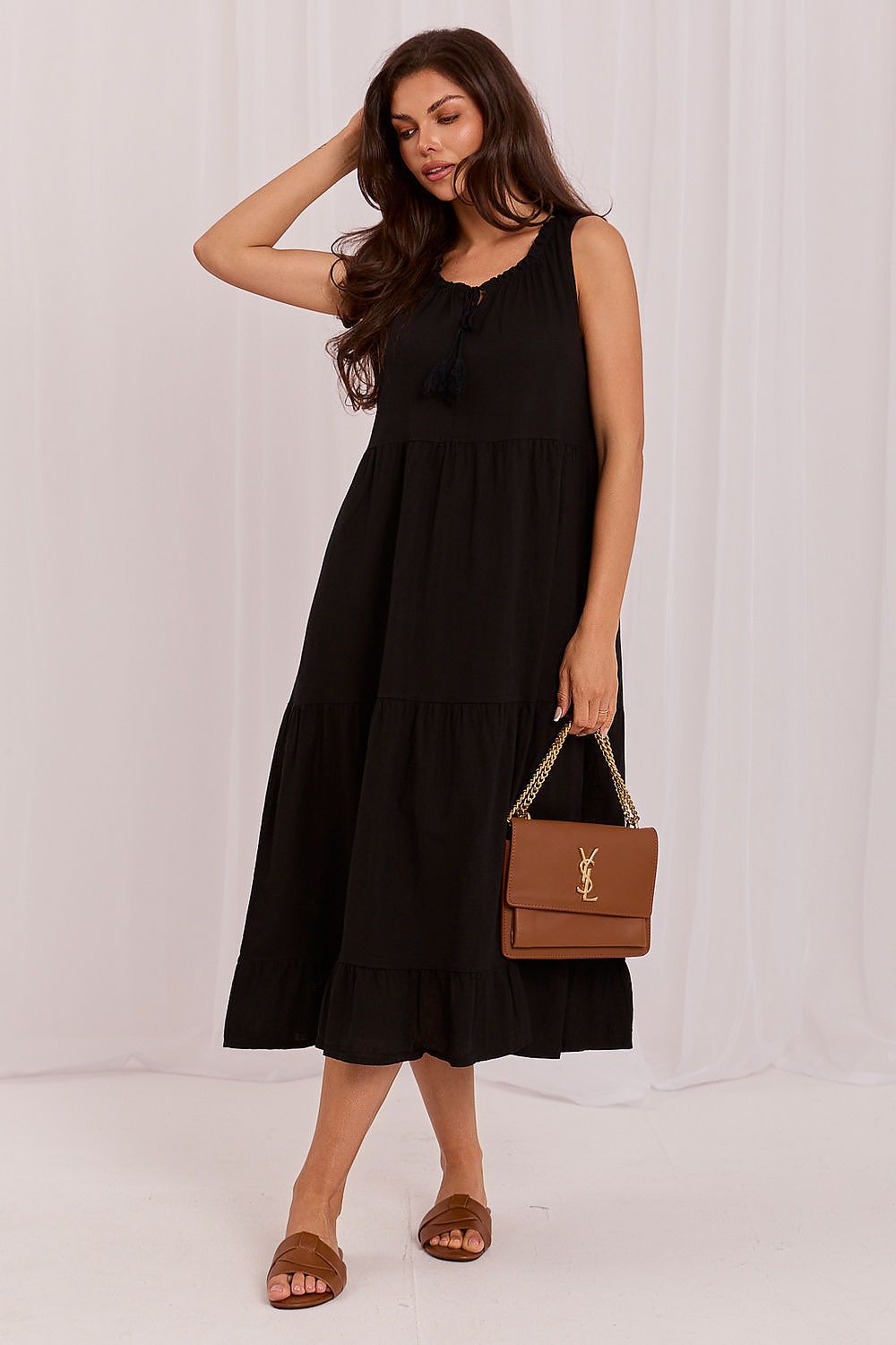  Sukienka Model IT-SK-A7153FLN.28 Black - Italy Moda 