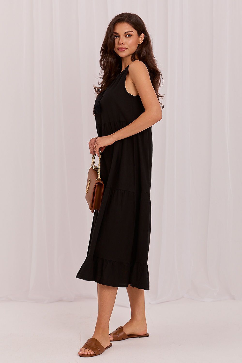  Sukienka Model IT-SK-A7153FLN.28 Black - Italy Moda 