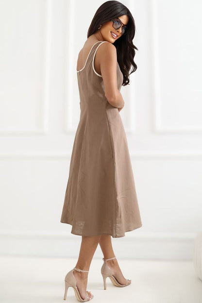  Sukienka Model IR-SK-J172902.74 Brown - Italy Moda 