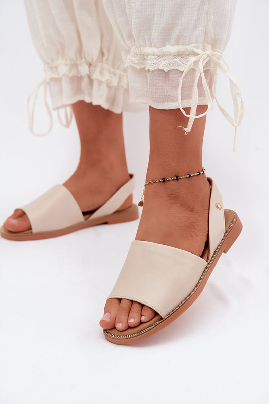  Sandały Model Pollyanna SG-908-21 Beige - Step in style 