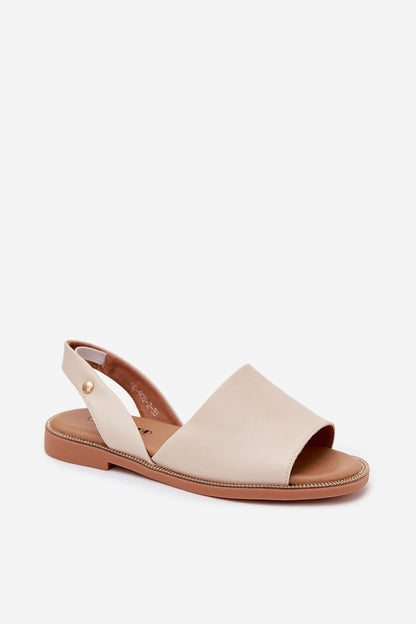  Sandały Model Pollyanna SG-908-21 Beige - Step in style 