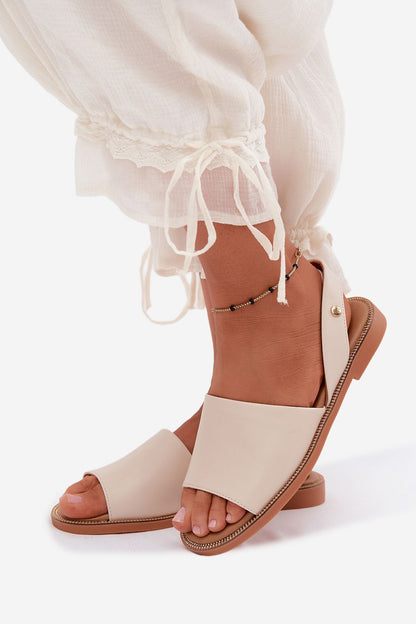  Sandały Model Pollyanna SG-908-21 Beige - Step in style 
