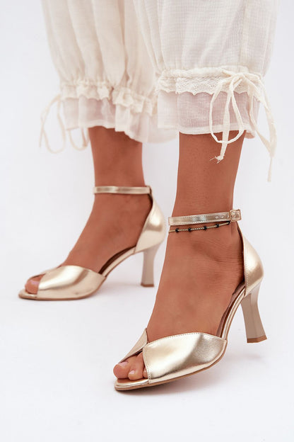  Sandały Model Zazoo 1120 Gold - Step in style 