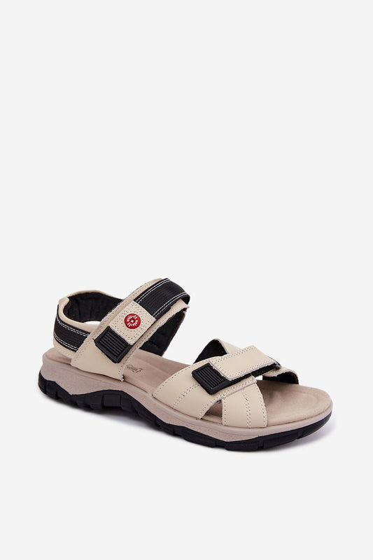  Sandały Model Blingy 26SD18-126 Beige - Step in style 