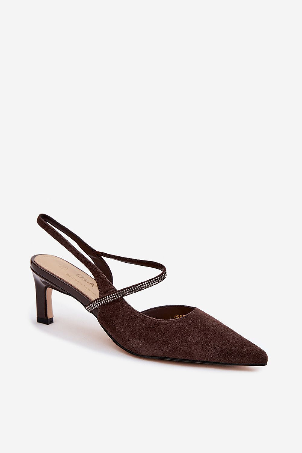  Sandały Model DA CR61-3048 Czekolada Zamsz - Step in style 