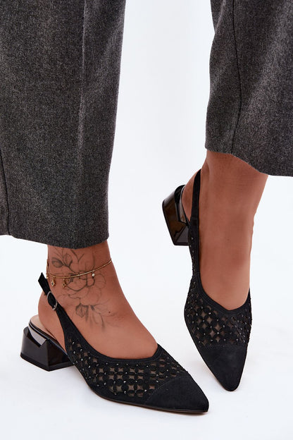  Sandały Model DA CR61-3004 Black - Step in style 