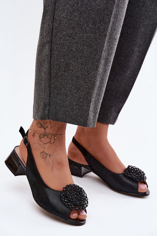  Sandały Model DA CR61-3030 Black - Step in style 