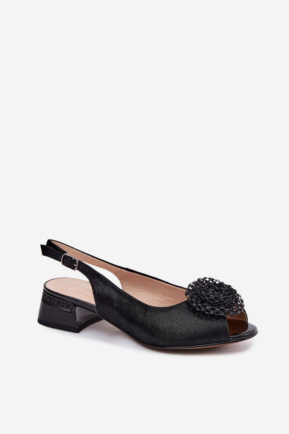  Sandały Model DA CR61-3030 Black - Step in style 