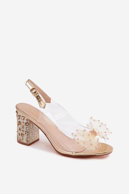  Sandały Model DA MR61-9010 Gold - Step in style 