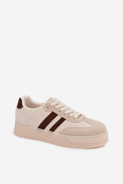   Buty Sportowe Model Giselia 9059 Beige - Step in style 