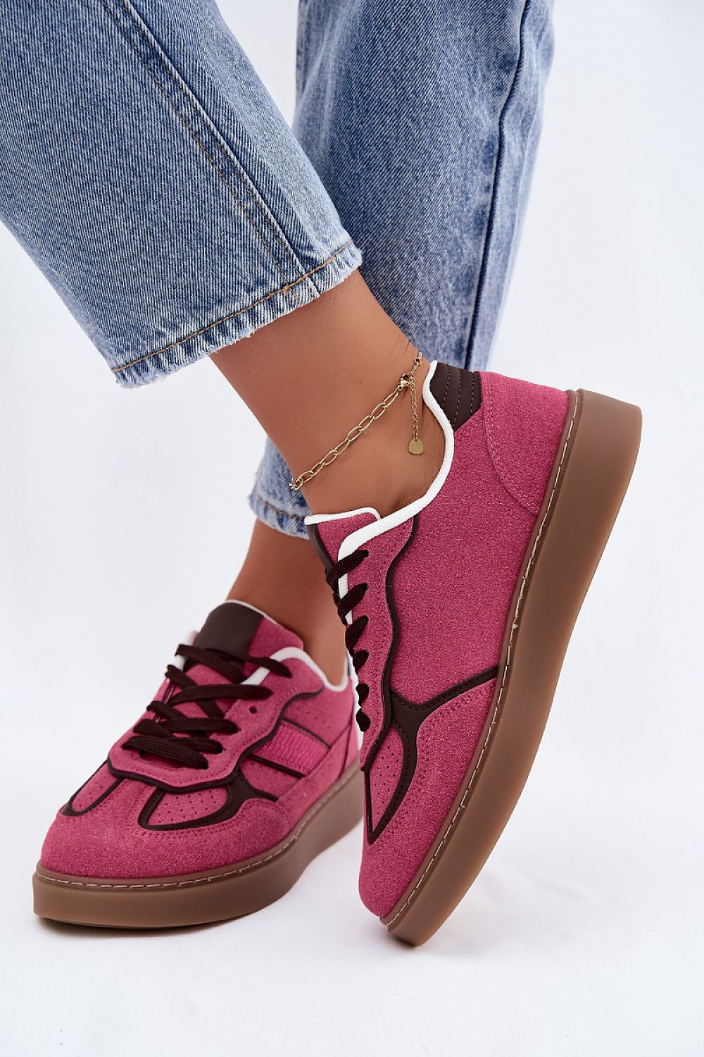   Buty Sportowe Model Brenelle A017 Fuksja - Step in style 