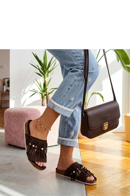  Sandał Klapki Model Flamres Florence XQ-003 Brown - Solea 