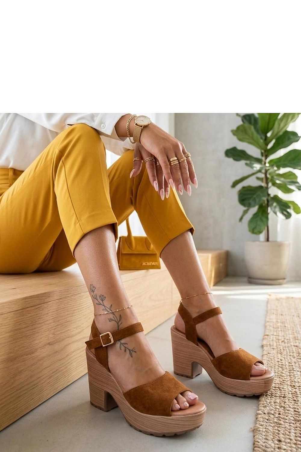  Sandały Model Elara N25-176 Camel - Solea 