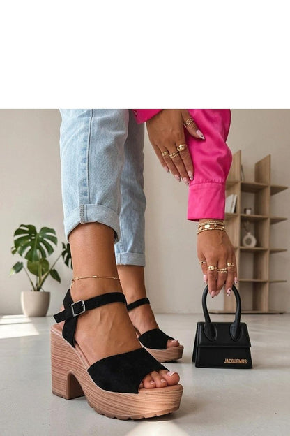  Sandały Model Elara N25-176 Black - Solea 