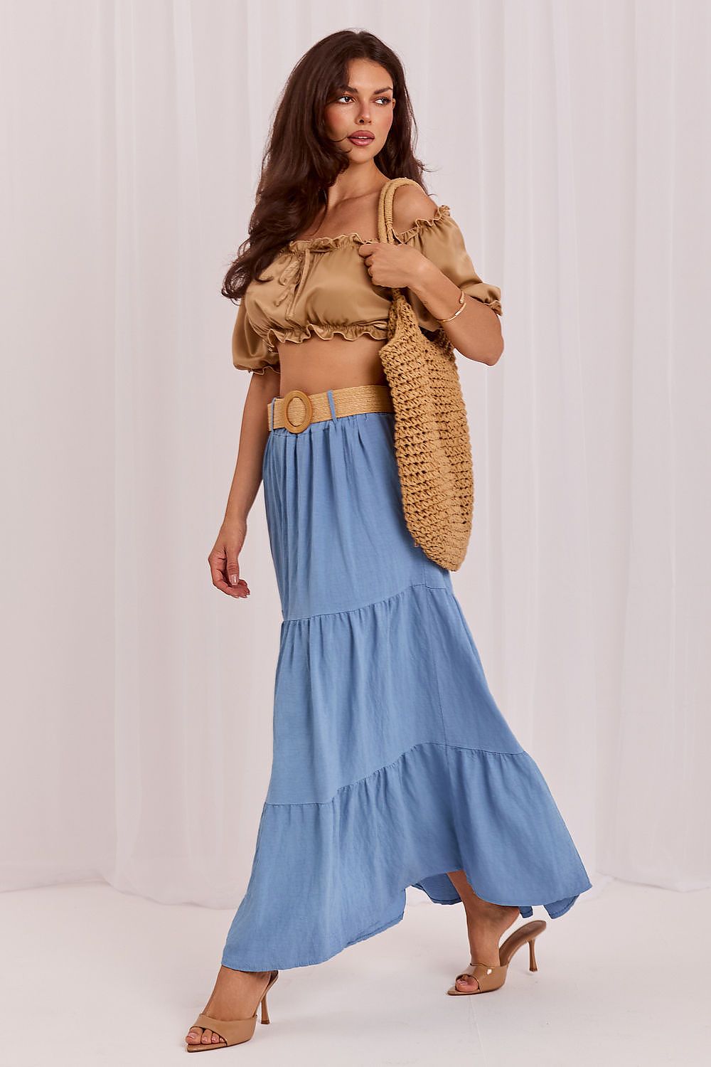  Spódnica Model MO-SD-25013.48 Blue - Italy Moda 
