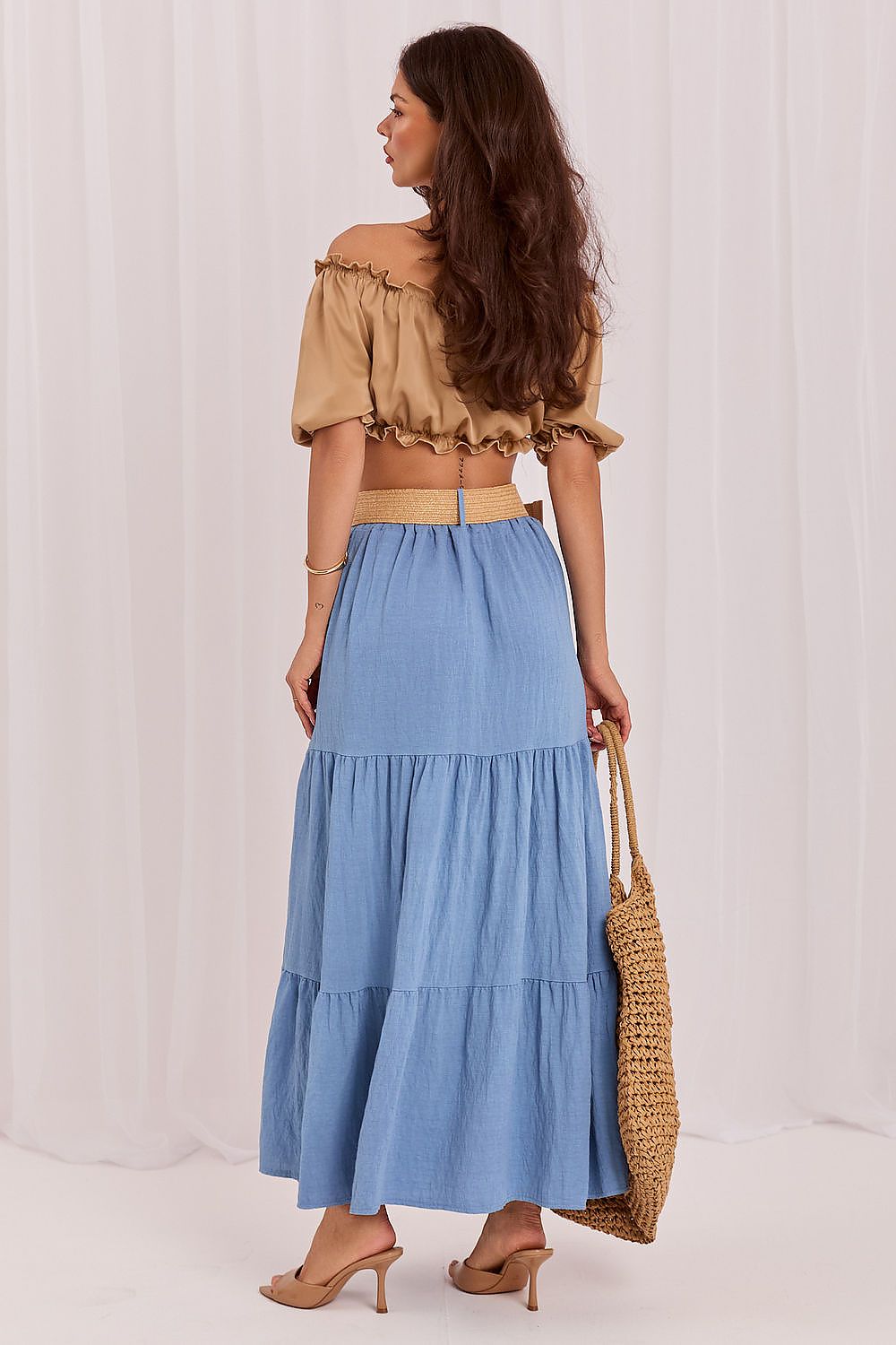  Spódnica Model MO-SD-25013.48 Blue - Italy Moda 