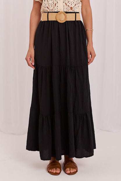  Spódnica Model MO-SD-25013.27 Black - Italy Moda 