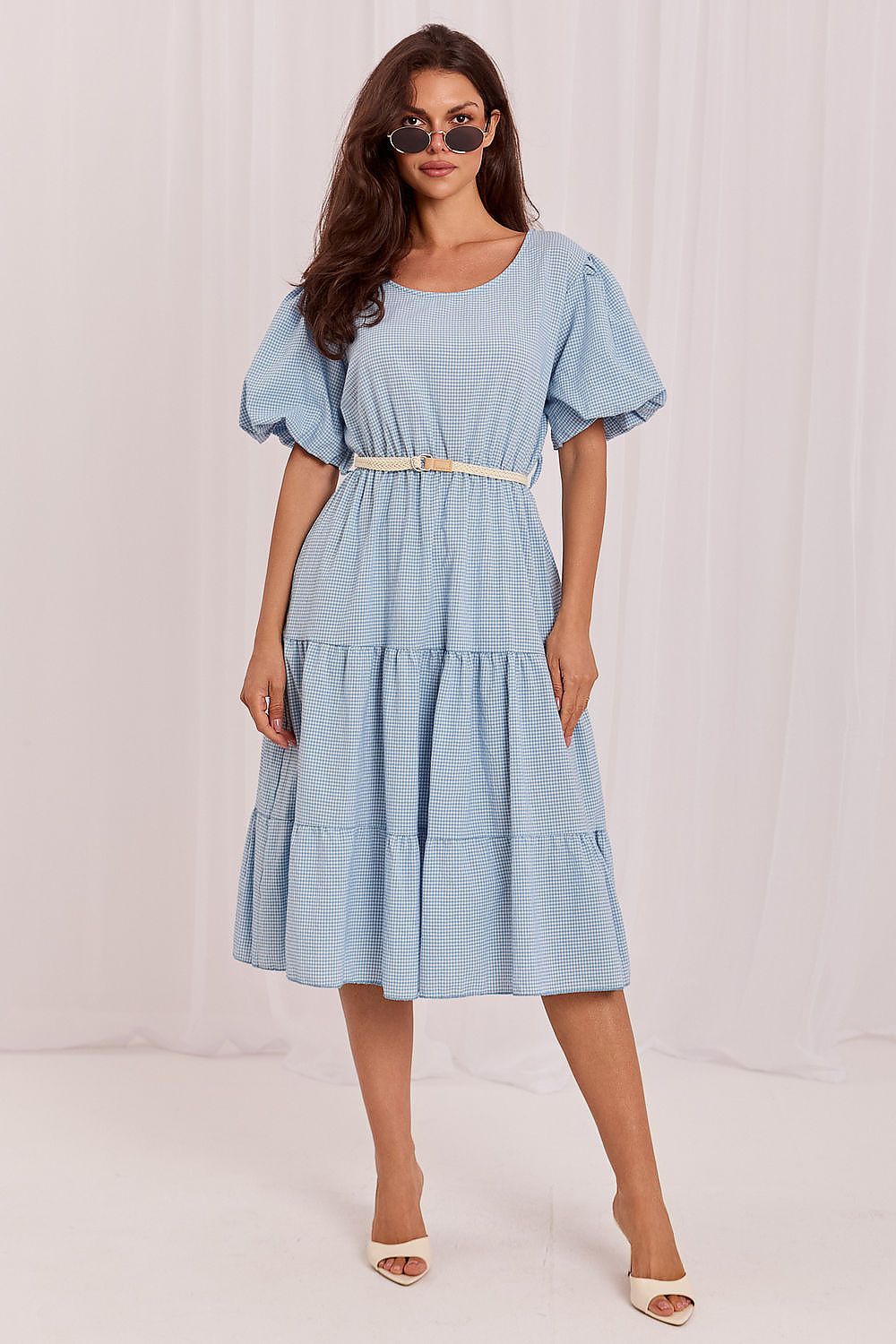  Sukienka Model MO-SK-8849.14 Light Blue - Italy Moda 