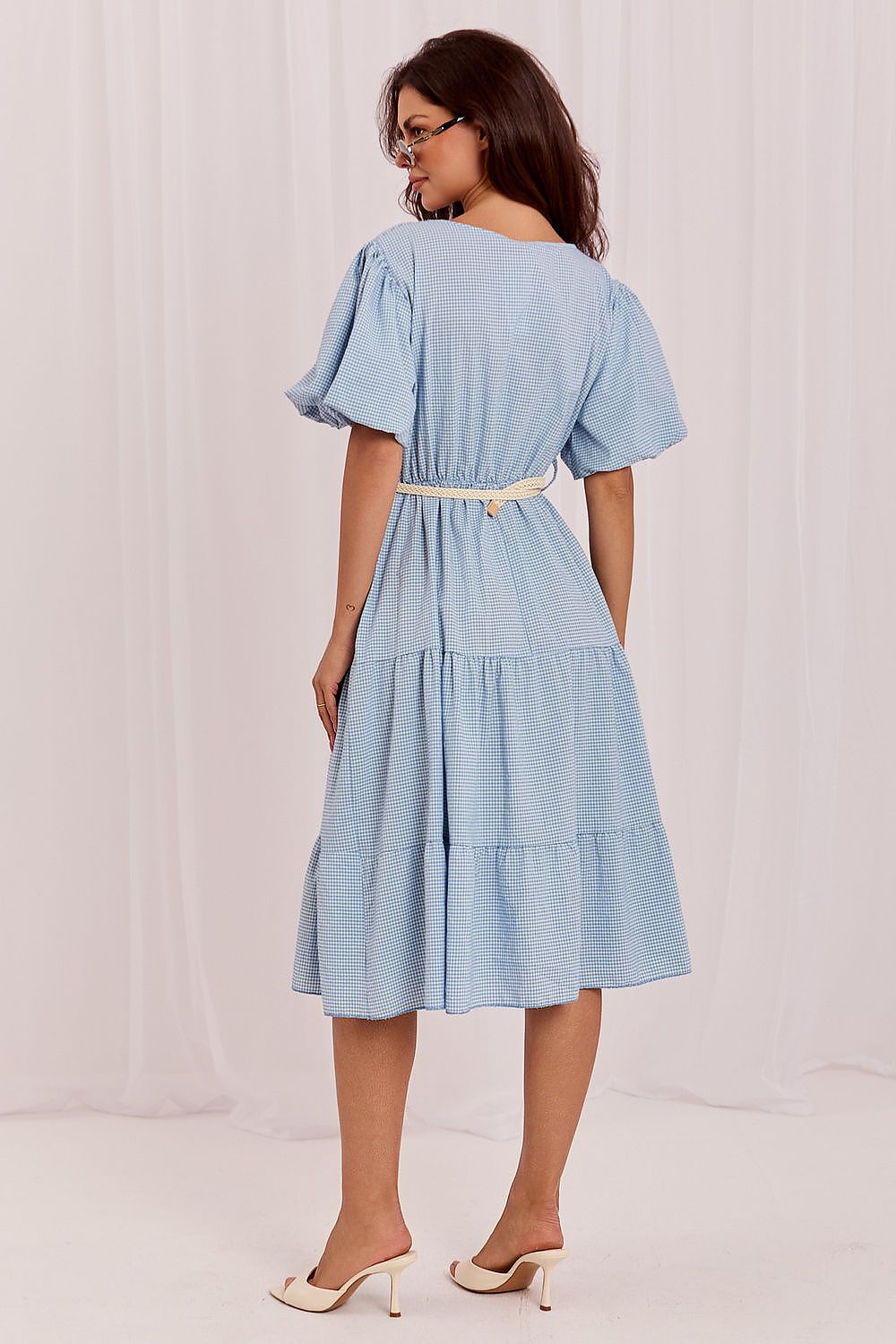  Sukienka Model MO-SK-8849.14 Light Blue - Italy Moda 