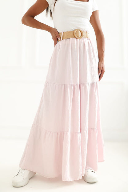  Spódnica Model MO-SD-25013.27 Light Pink - Italy Moda 