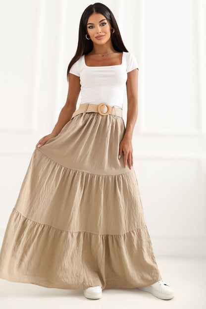  Spódnica Model MO-SD-25013.27 Camel - Italy Moda 