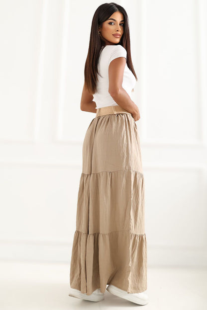  Spódnica Model MO-SD-25013.27 Camel - Italy Moda 