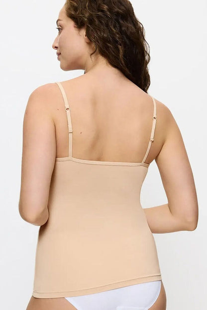  Koszulka nocna Top Model Feel of Modal Spaghetti 10221654-0026 226660 Beige - Triumph 