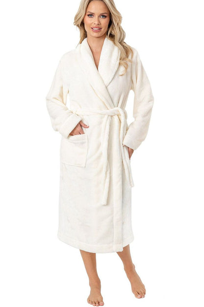  Szlafrok Damski Model 103 1911020 Ecru - Donna 