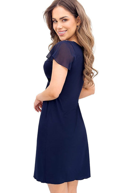  Koszulka nocna Koszula Nocna Model Adele 205336 Navy - Donna 