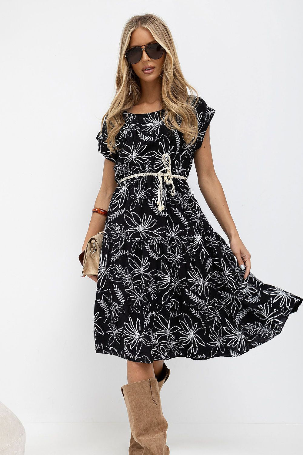  Sukienka Model MO-SK-7689.86 Black - Italy Moda 
