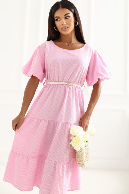  Sukienka Model MO-SK-8849.14 Pink - Italy Moda 
