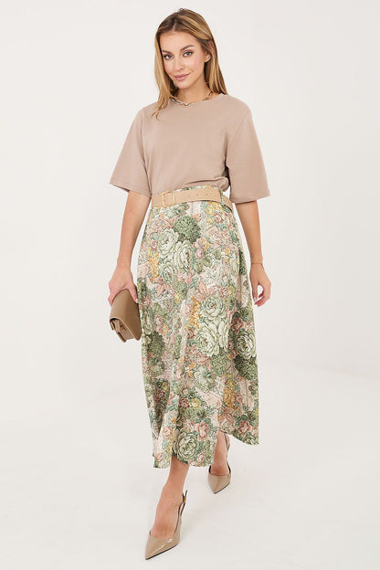  Spódnica Model IT-SD-FL9850-2.17 Green - Italy Moda 