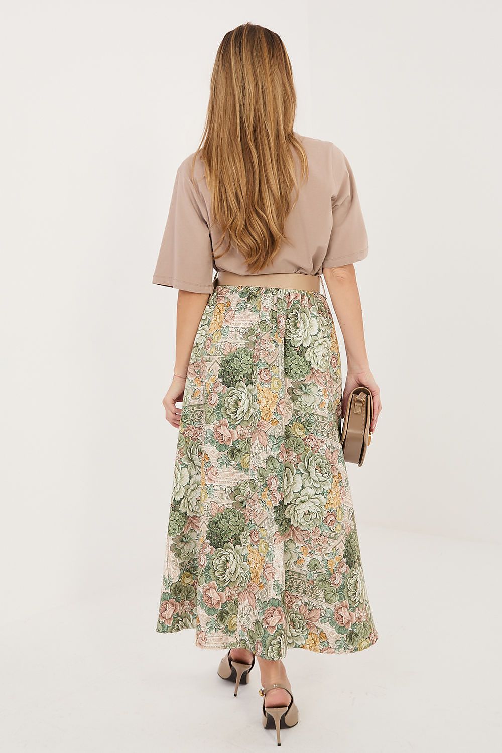  Spódnica Model IT-SD-FL9850-2.17 Green - Italy Moda 
