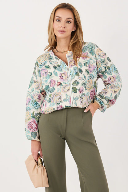   Kurtka Damska Model IT-KR-FL10357-1.30 Green - Italy Moda 