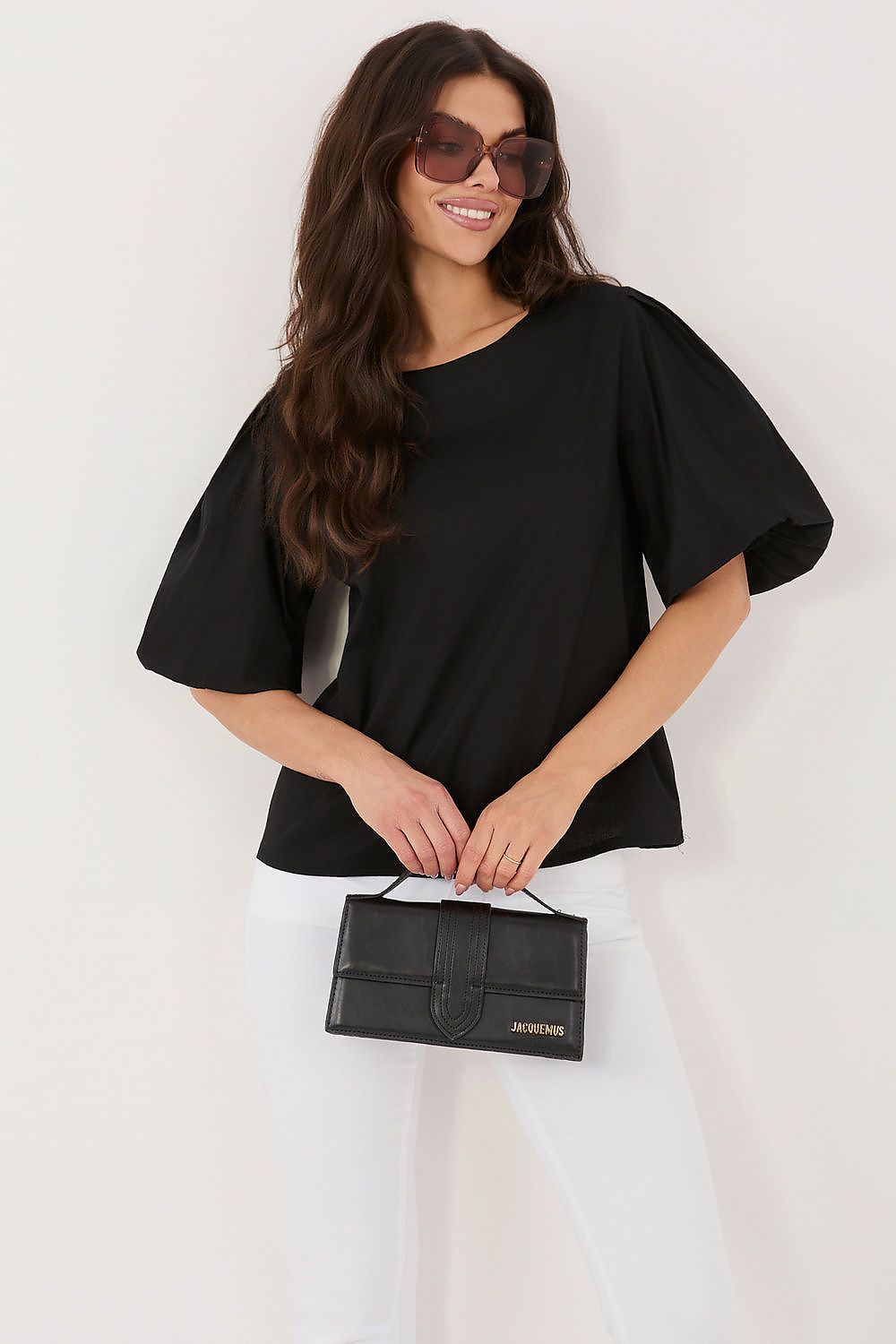   Bluzka Model MI-BZ-3391.71 Black - Italy Moda 