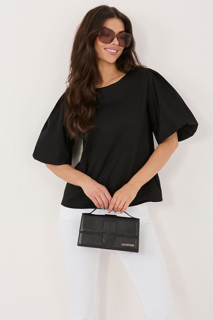   Bluzka Model MI-BZ-3391.71 Black - Italy Moda 