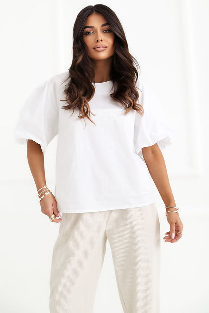   Bluzka Model MI-BZ-3391.71 White - Italy Moda 