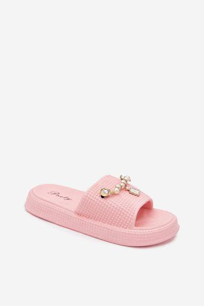  Sandał Klapki Model Rosehip 56160 Pink - Step in style 
