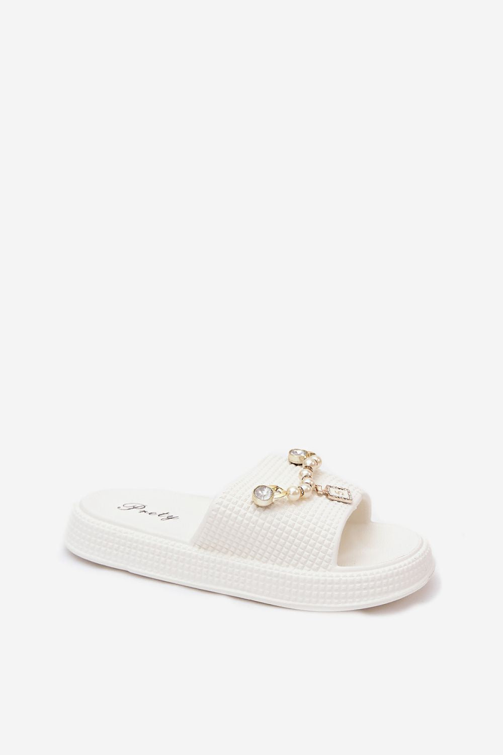  Sandał Klapki Model Rosehip 56160 White - Step in style 