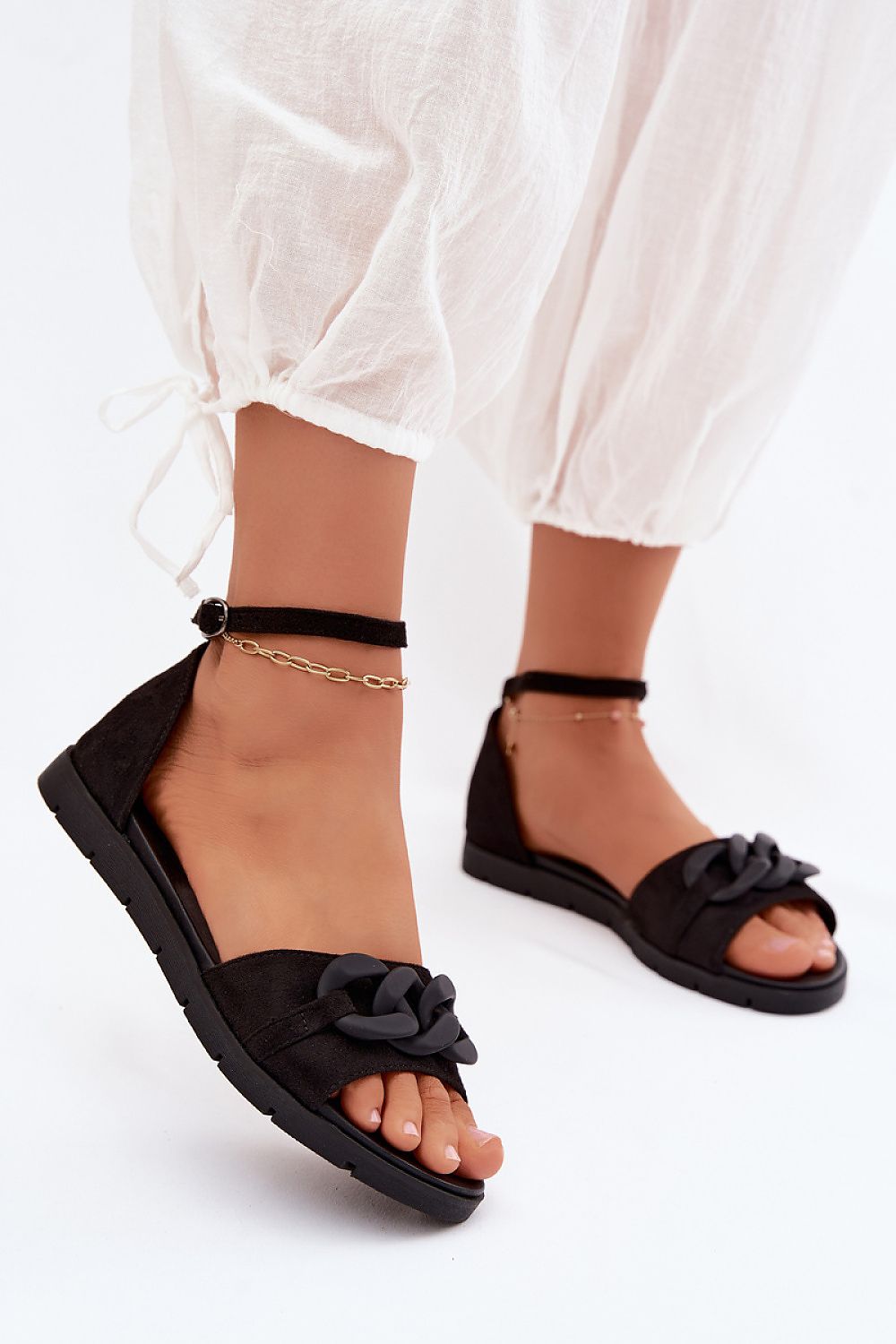  Sandały Model Vinceza 17320 Black - Step in style 