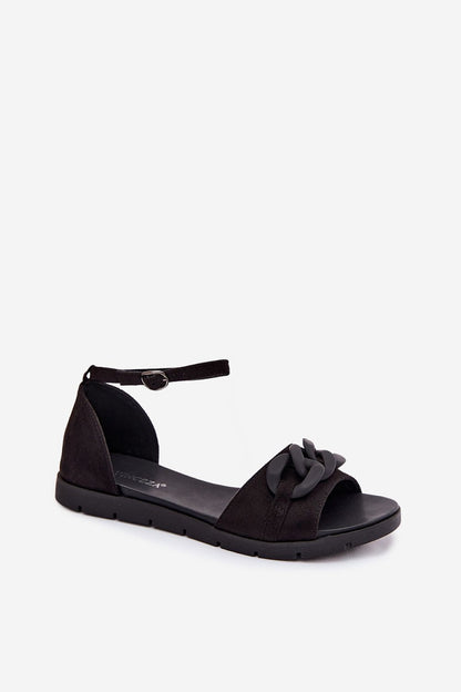  Sandały Model Vinceza 17320 Black - Step in style 