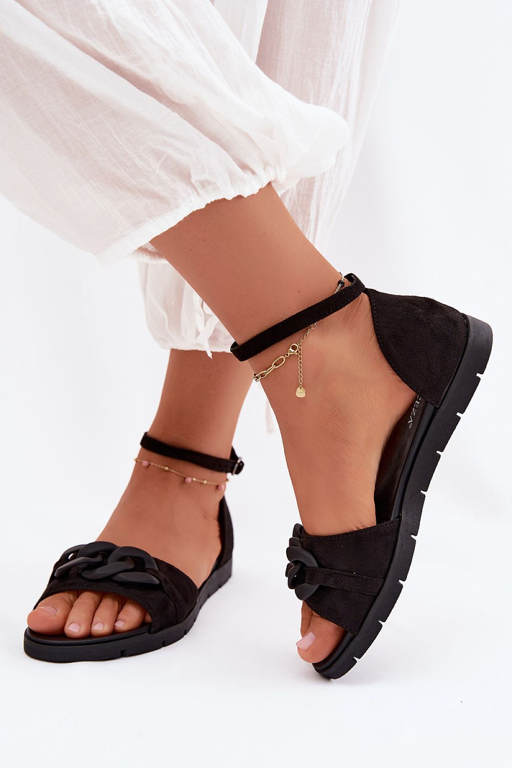  Sandały Model Vinceza 17320 Black - Step in style 