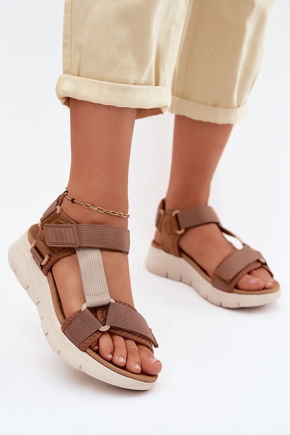  Sandały Model Artiker 58C1231 Brown - Step in style 
