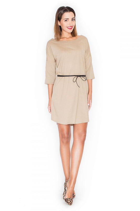  Sukienka Model K335 Beige - Katrus 