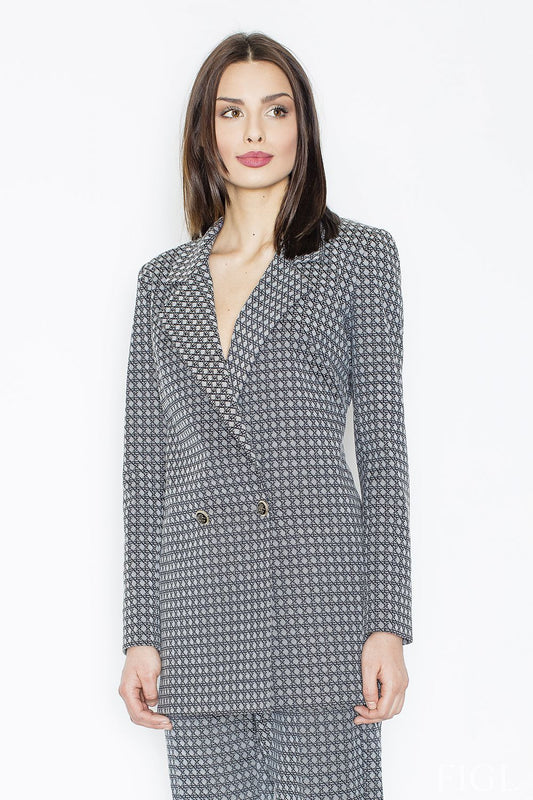   Żakiet Model M437 Grey/Wzór - Figl 